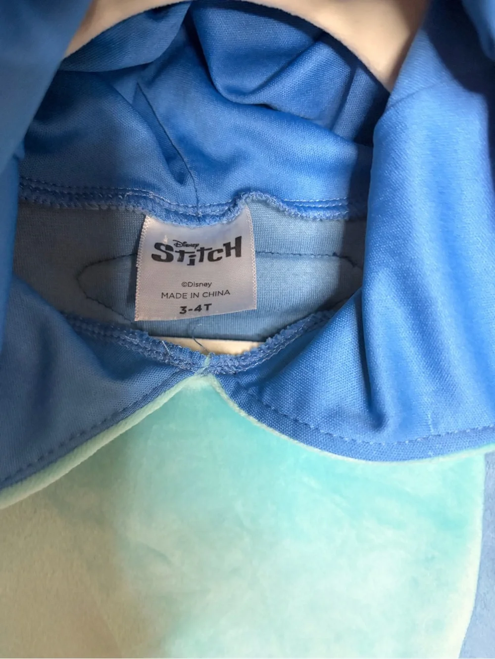 💙 Disney Stitch Hooded Costume Dress Girls 3-4T